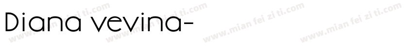 Diana vevina字体转换